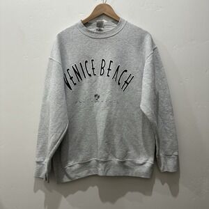 Vintage Fruit Of The Loom Venice Beach California Crewneck Sweatshirt Size Large